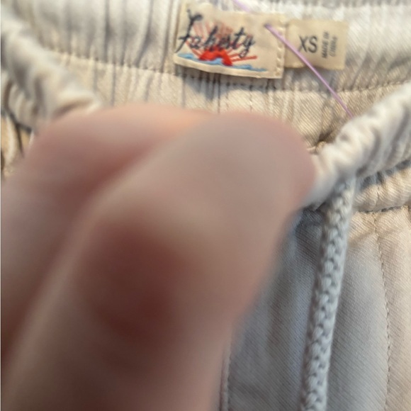 FAHERTY Essential Pant Mariner Grey Organic Cotton Linen Blend Travel - Picture 5 of 13